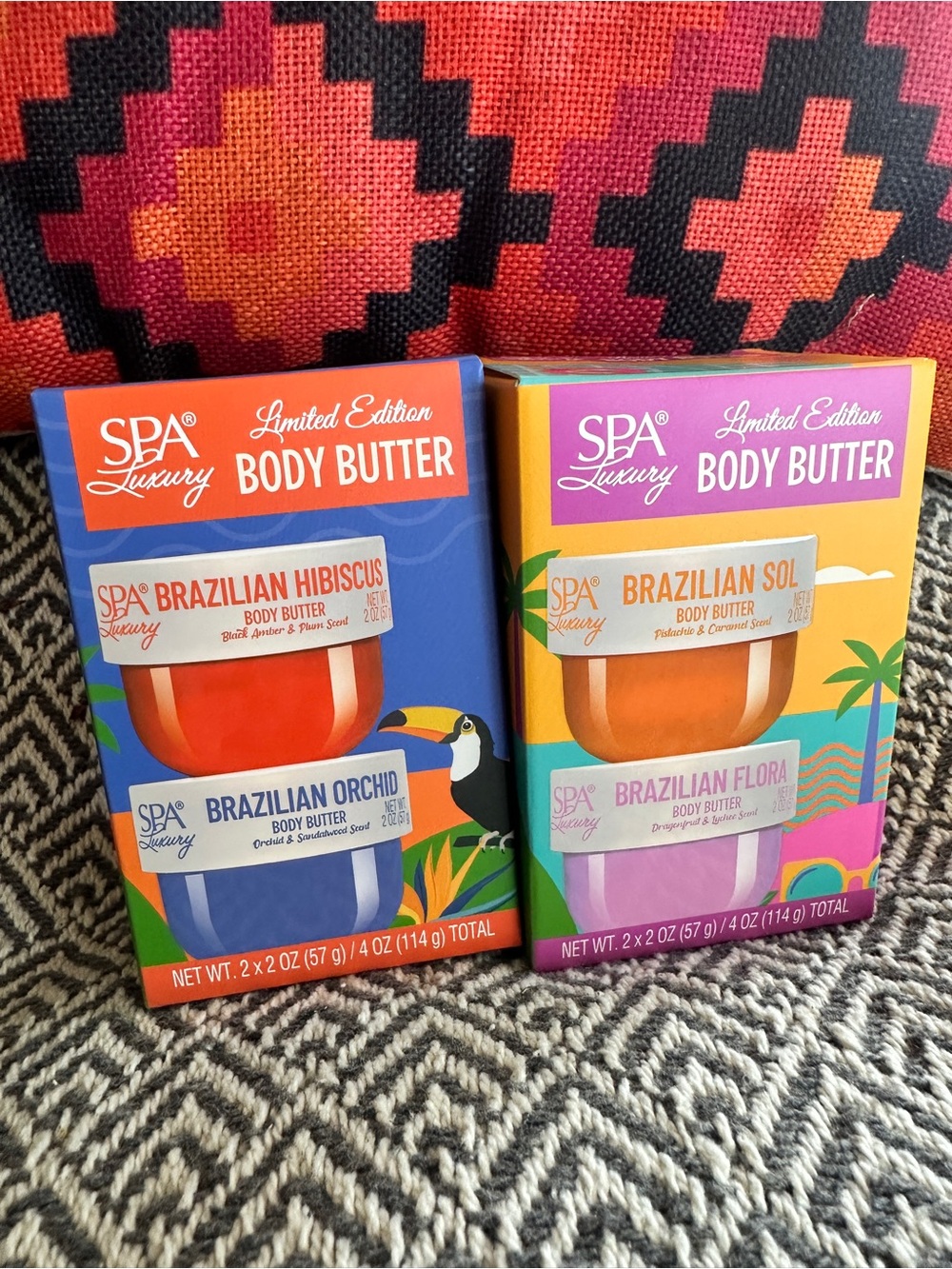 Spa Luxury Limited Edition Brazilian Mini Body Butter Boxed Gift Set